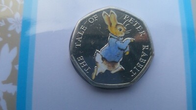 2017 - Fifty Pence (Peter Rabbit Colour)