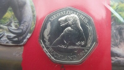 2020 - Fifty Pence (Megalosaurus)