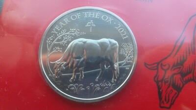 2021 - Five Pounds (Year of the Ox)