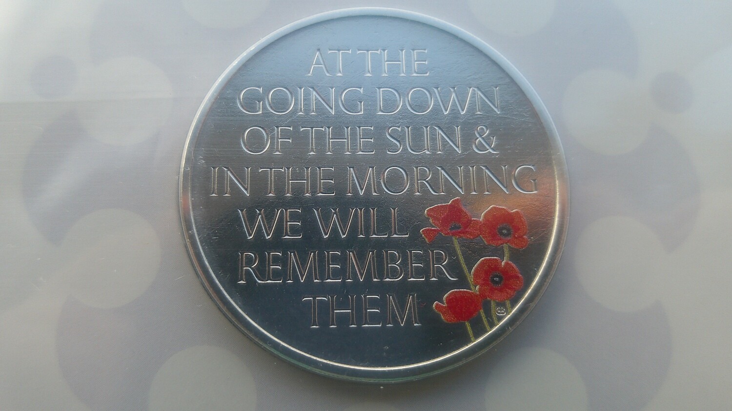 2021 - Five Pounds (Remembrance Day)