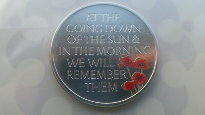 2021 - Five Pounds (Remembrance Day)