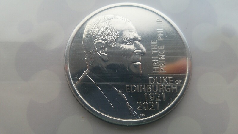 2021 - Five Pounds (The Duke of Edinburgh)