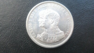Portugal 1000 Reis - 1898 (Discovery of India)
