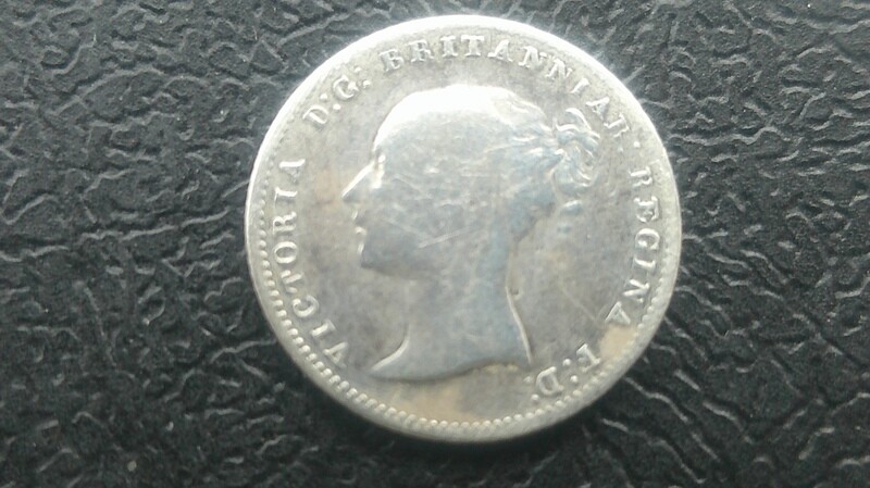 1845  -  Fourpence