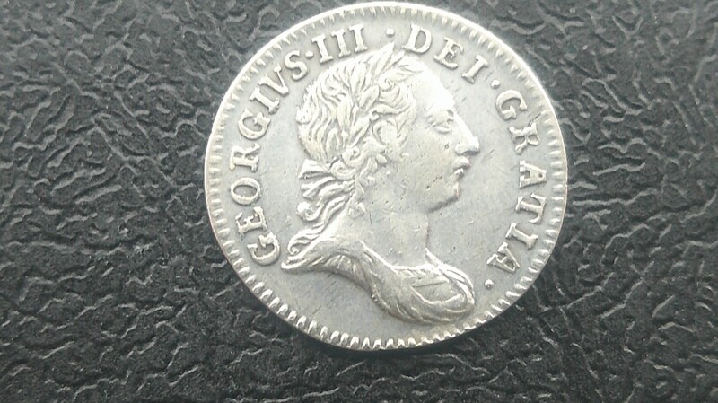 1762  -  Maundy Threepence