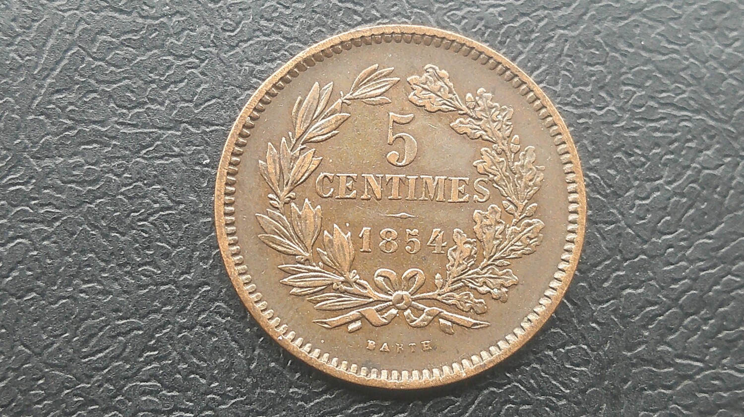 Luxembourg 5 Centimes - 1854