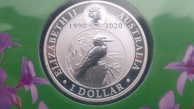 Australia 1 Dollar - 2020 (30th Anniversary of the Kookaburra)