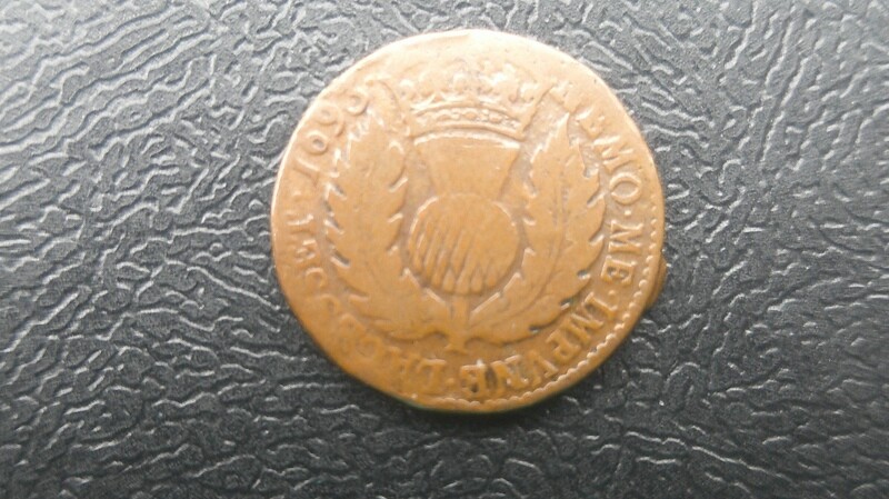 William & Mary Twopence - 1693
