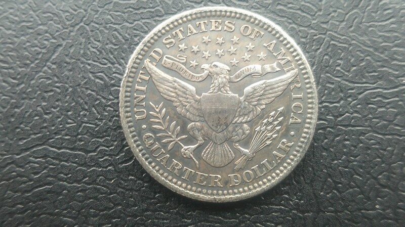 United States 25 Cents  -  1901