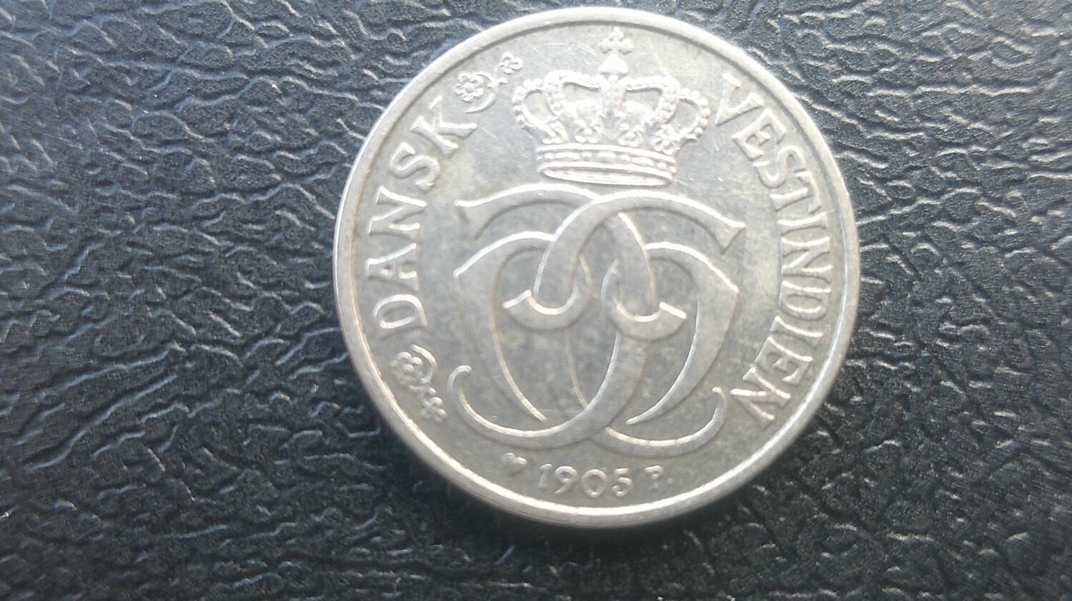 Danish West Indies 5 Cents - 1905 (25 Bit)