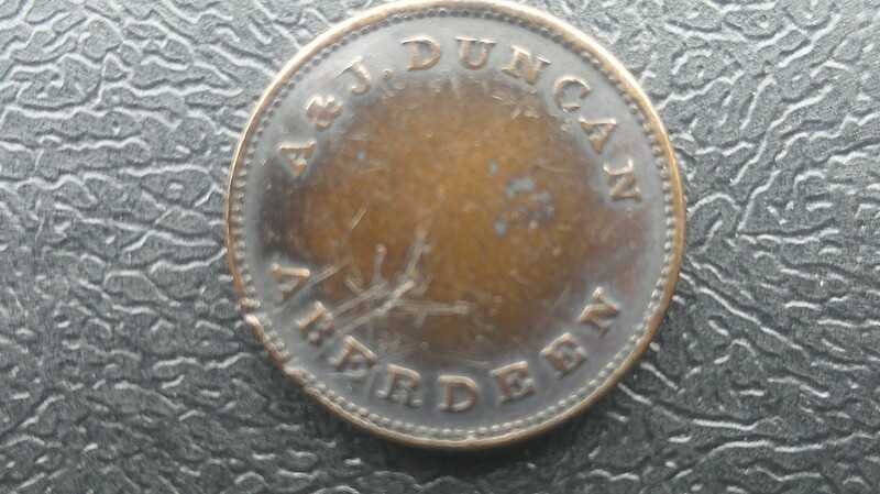 Aberdeen Farthing Token - c1845 (Very Scarce)