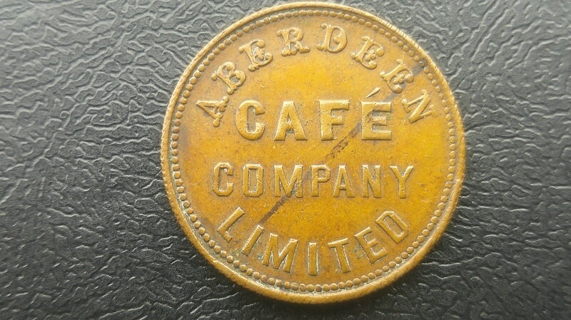 Aberdeen Cafe Company Token  (Rare)