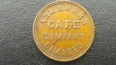 Aberdeen Cafe Company Token (Rare)