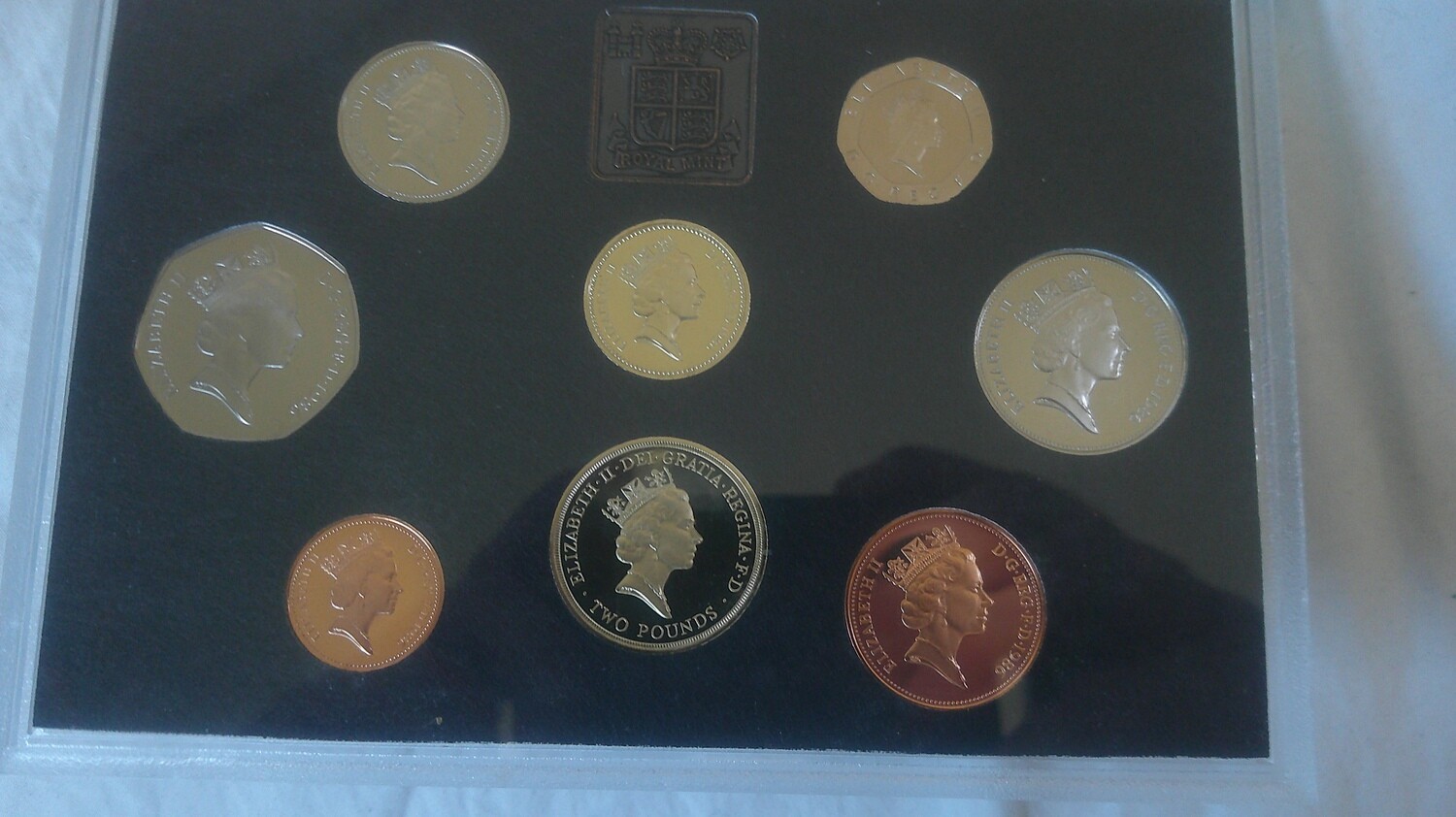 1986 - Proof Set (Red Leather Case)