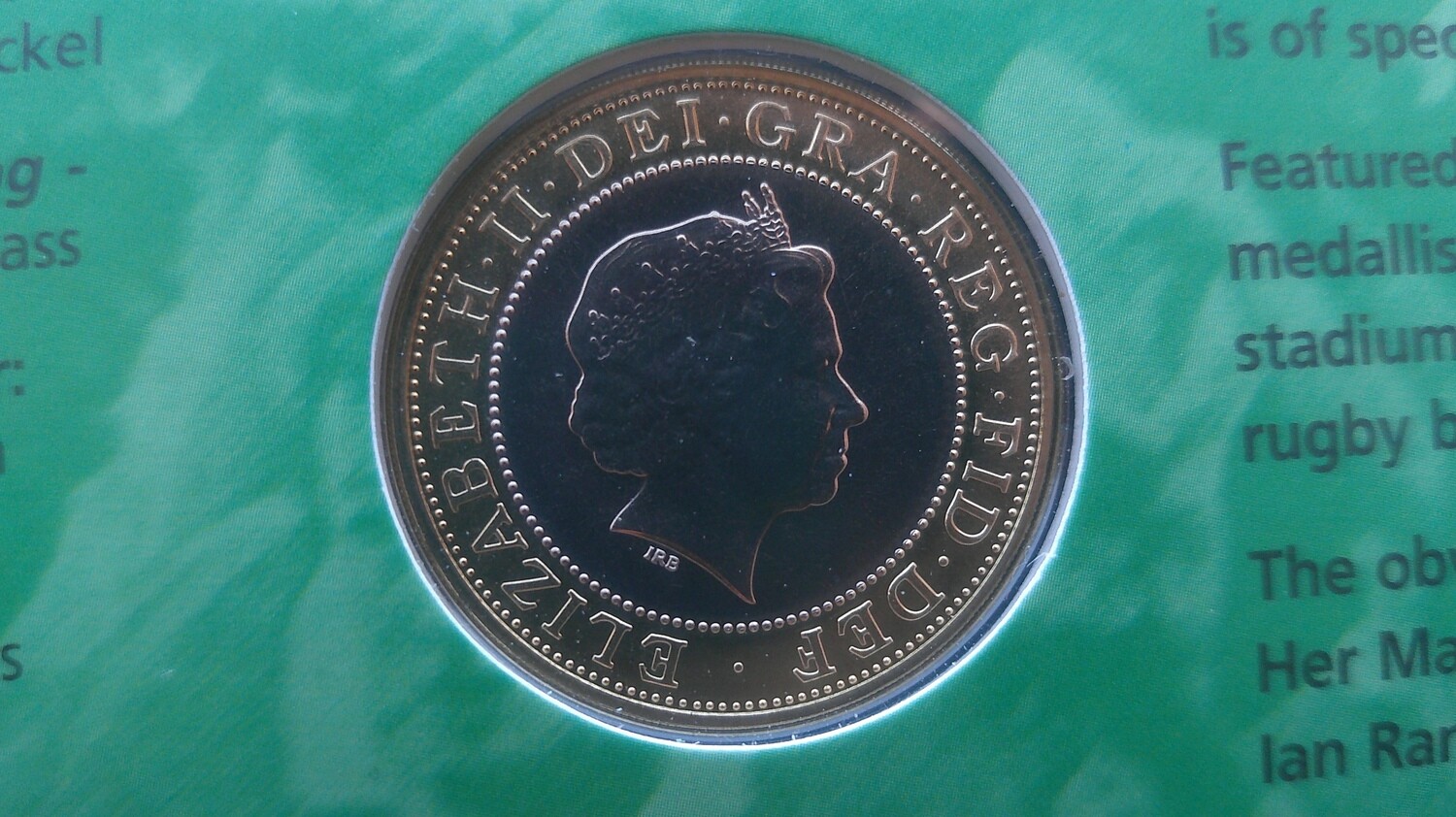 1999 - Two Pounds (Rugby World Cup)