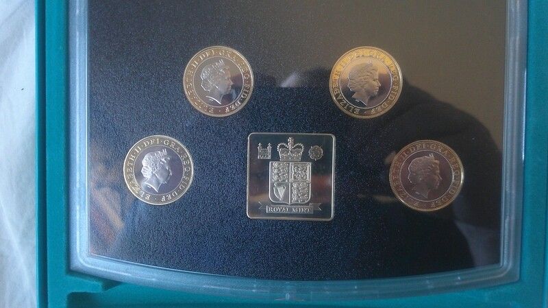 2002 - Four Coin Proof £2 Set (Manchester Commonwealth Games)