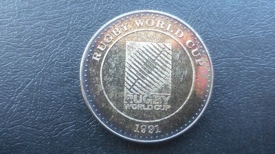 Rugby World Cup Official Supporters Medal - 1991