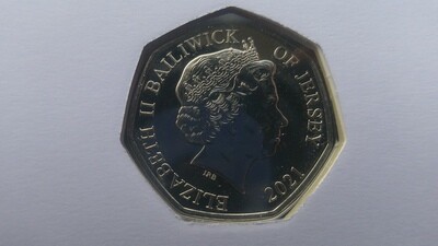 Bailiwick of Jersey Fifty Pence - 2021 (British Army)