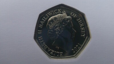 Bailiwick of Jersey Fifty Pence - 2021 (Royal Airforce)