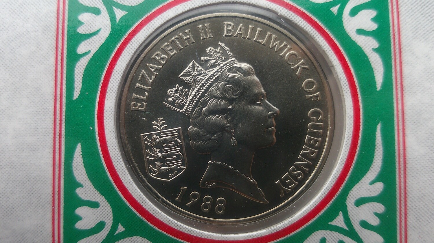 Guernsey Two Pound Crown - 1988 (William II)