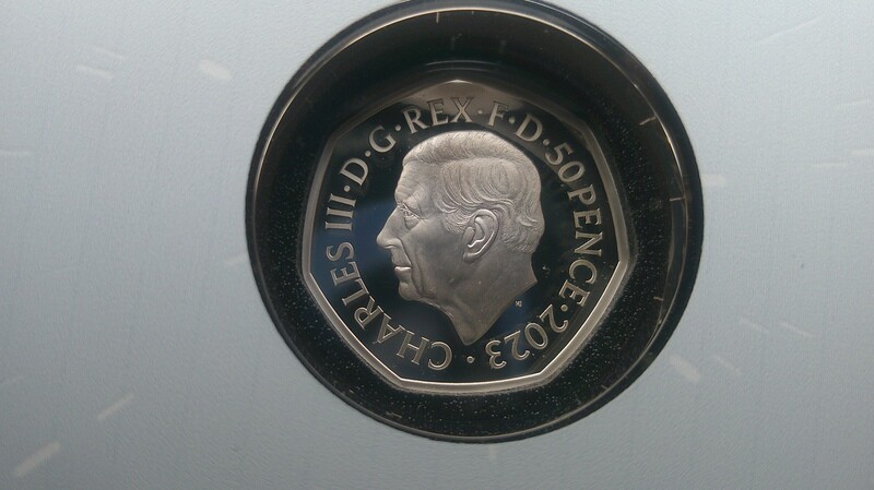 2023 - Silver Proof Coloured Fifty Pence (Star Wars)