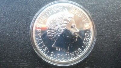 2008 - Two Pound Fine Silver Britannia