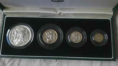 2003 - Britannia 4 Coin Fine Silver Set