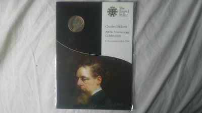 2012 - Two Pound Coin (200th Anniversary of Charles Dickens)
