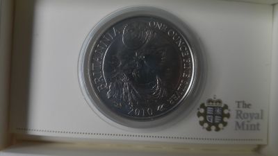 2010 - Two Pound Fine Silver Britannia in Case