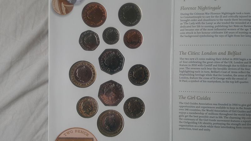 2010 - Uncirculated Mint Set (Twelve Coins)