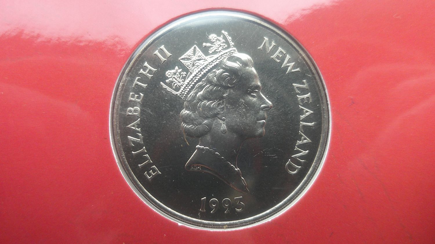 New Zealand 5 Dollars  -  1993 (Coronation)