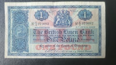 British Linen Bank £1 - 1957