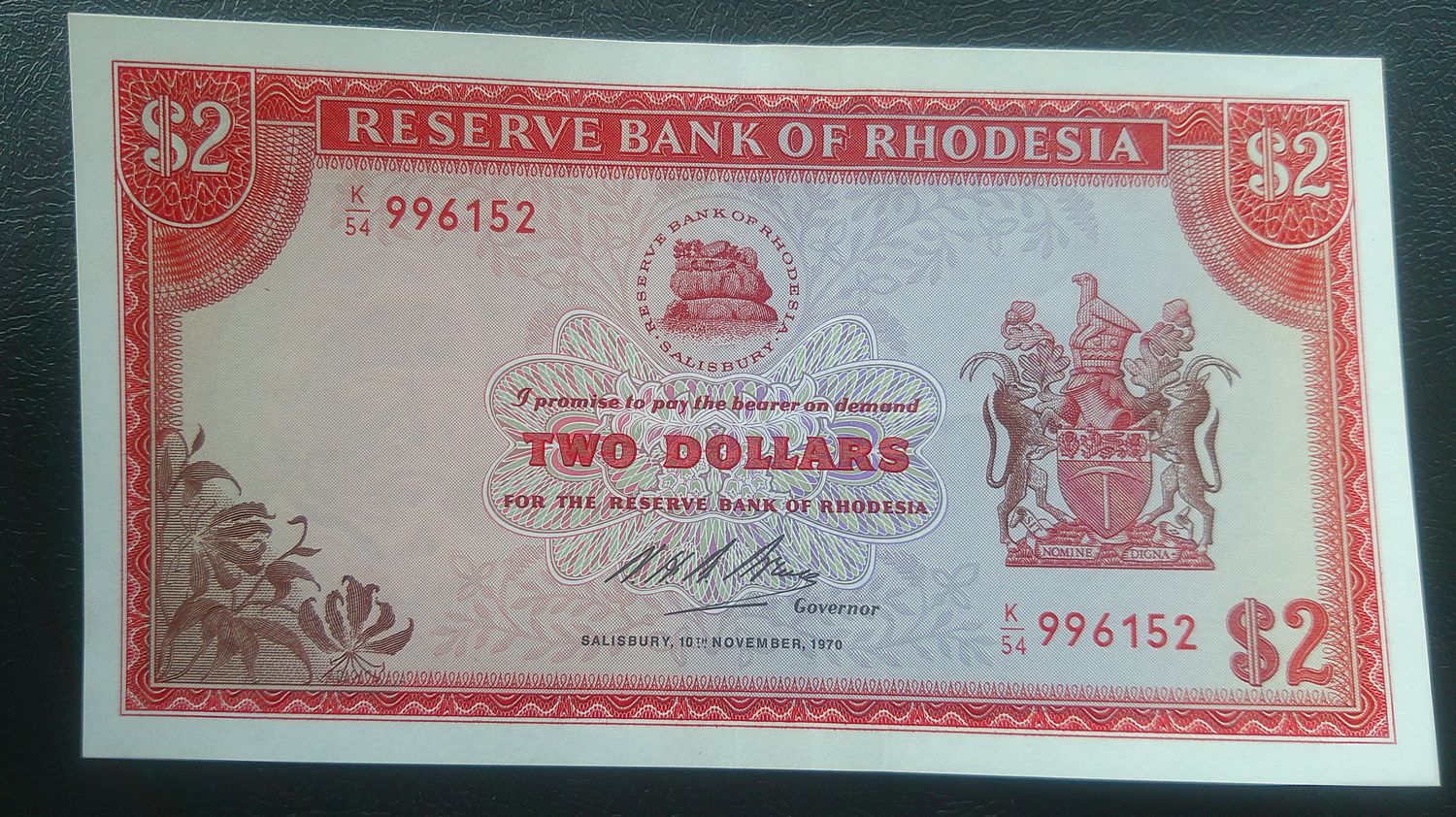 Rhodesia $2 - 1970