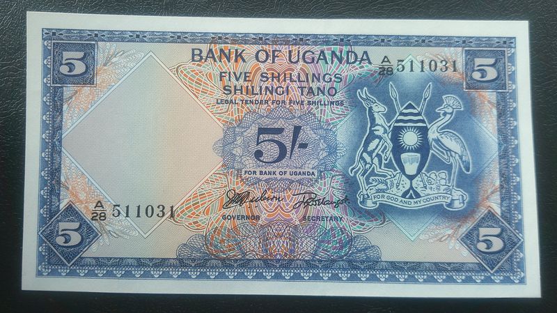 Uganda 5 Shillings - 1966