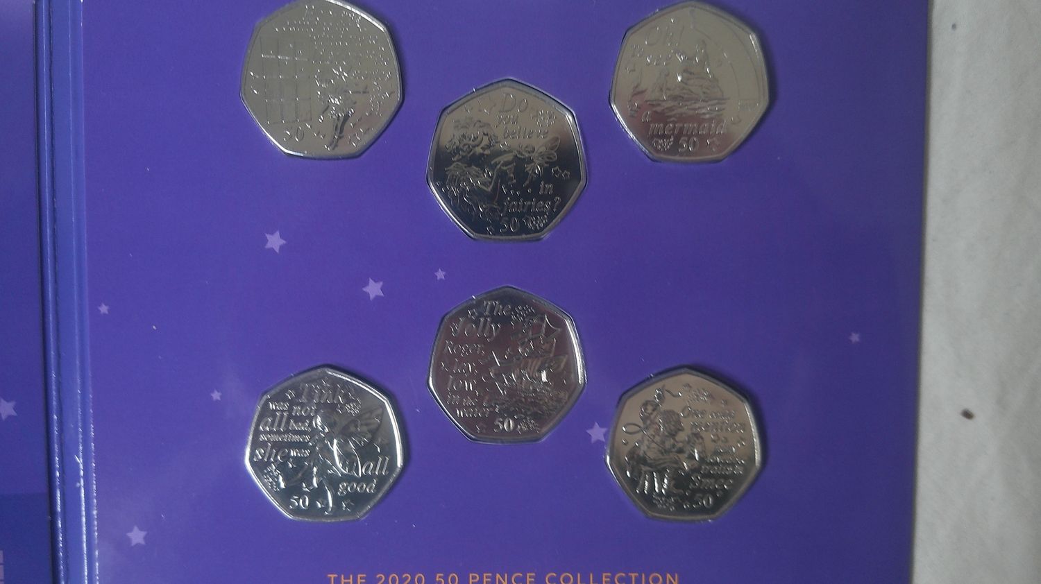 Isle of Man 50 Pence Collection - 2020 (Peter Pan)