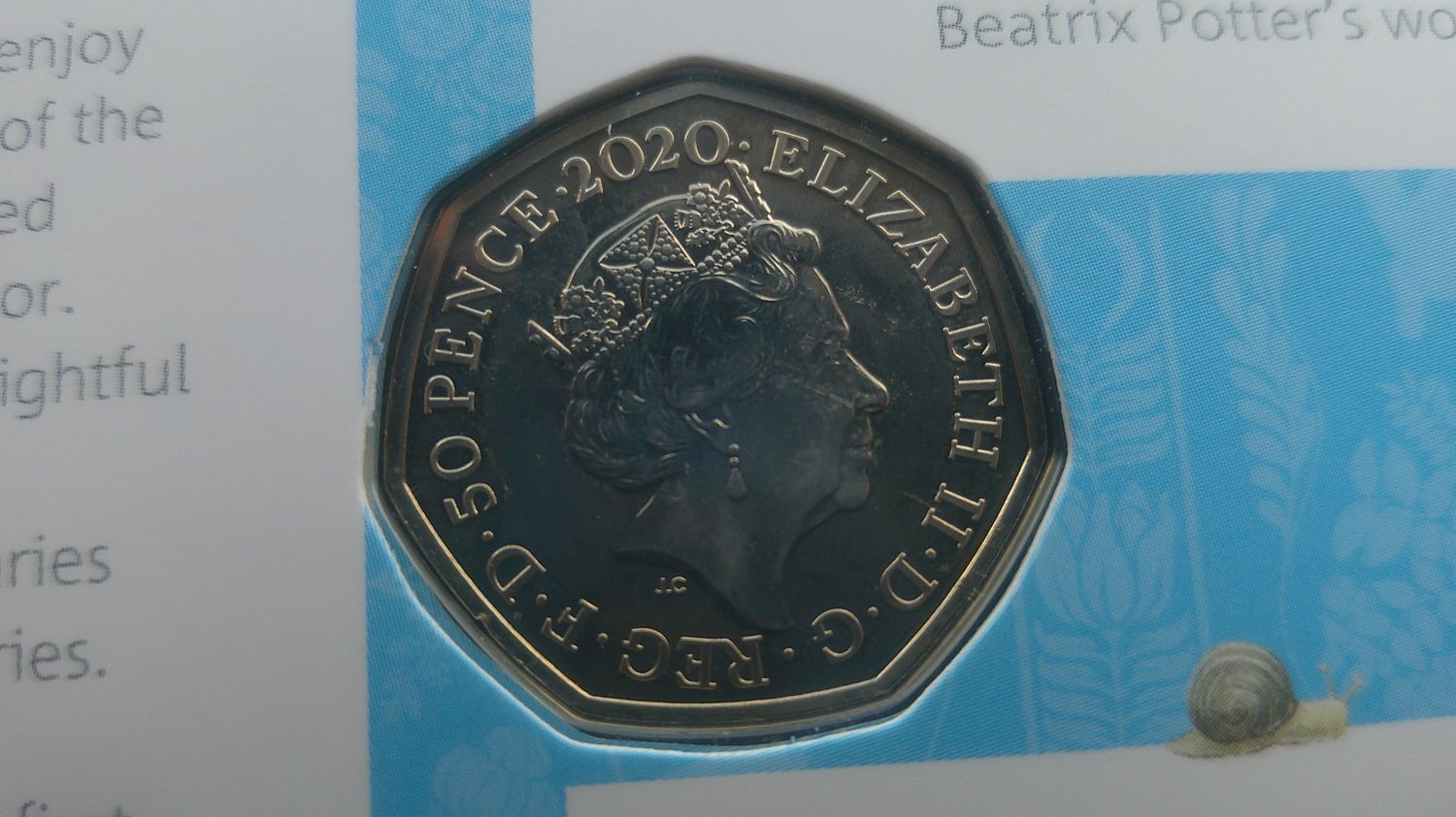2020 - Fifty Pence (Peter Rabbit)