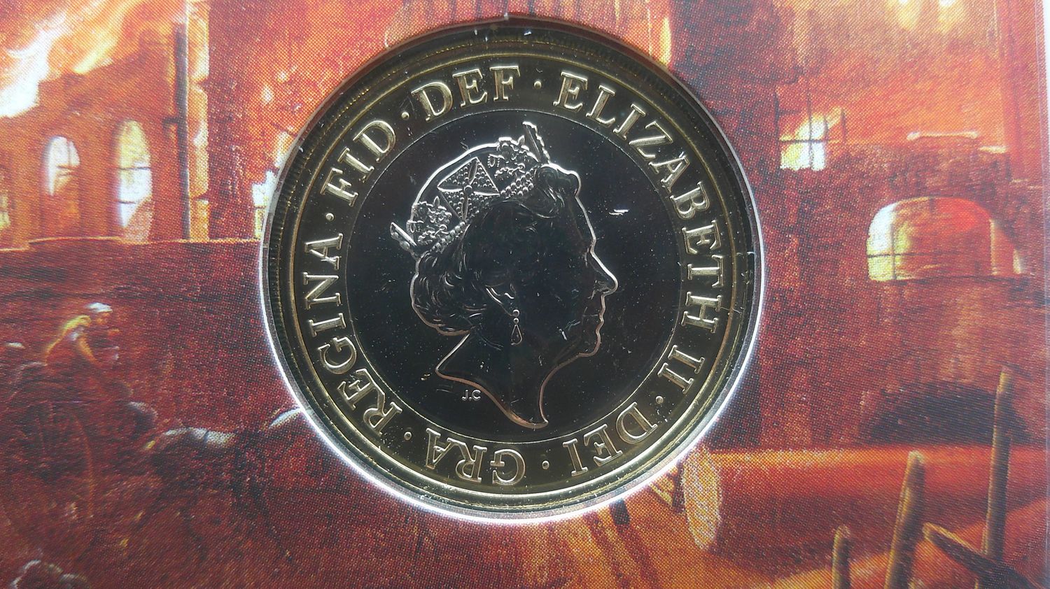 2016 - Two Pounds  (Great Fire of London)