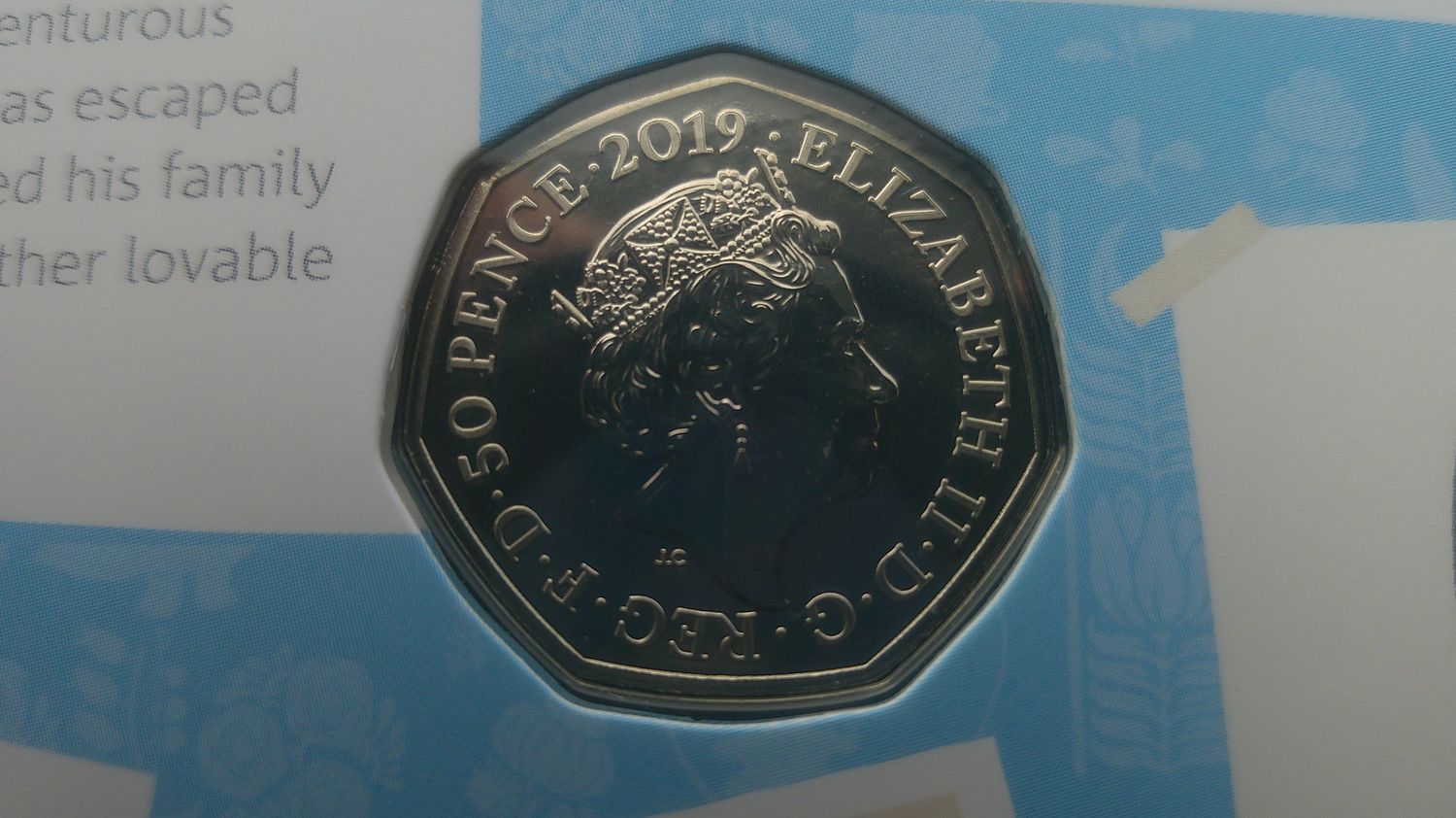 2019 - Fifty Pence (Peter Rabbit)