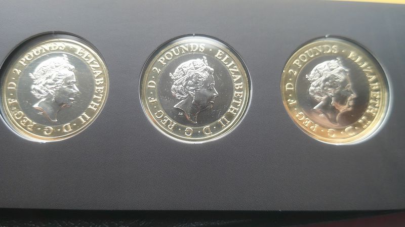2016 - 3 Coin £2 Set  (William Shakespeare)