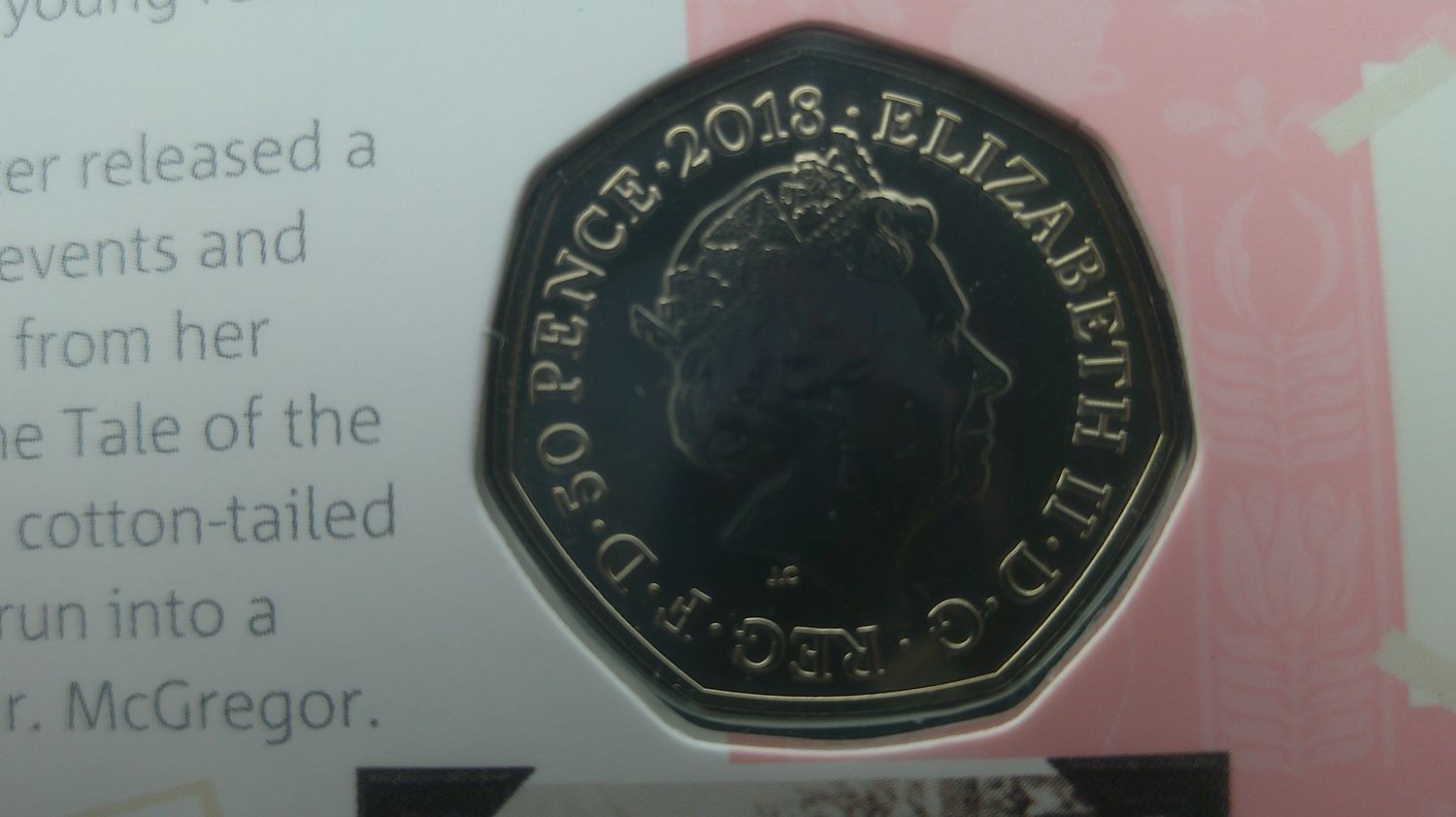 2018 - Fifty Pence  (Flopsy Bunny)
