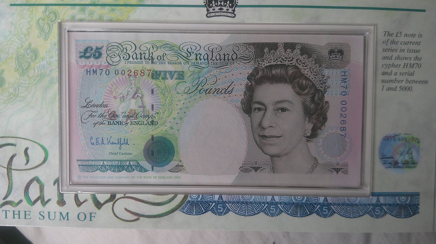 1996 - Five Pound Set (Queens 70th Birthday)