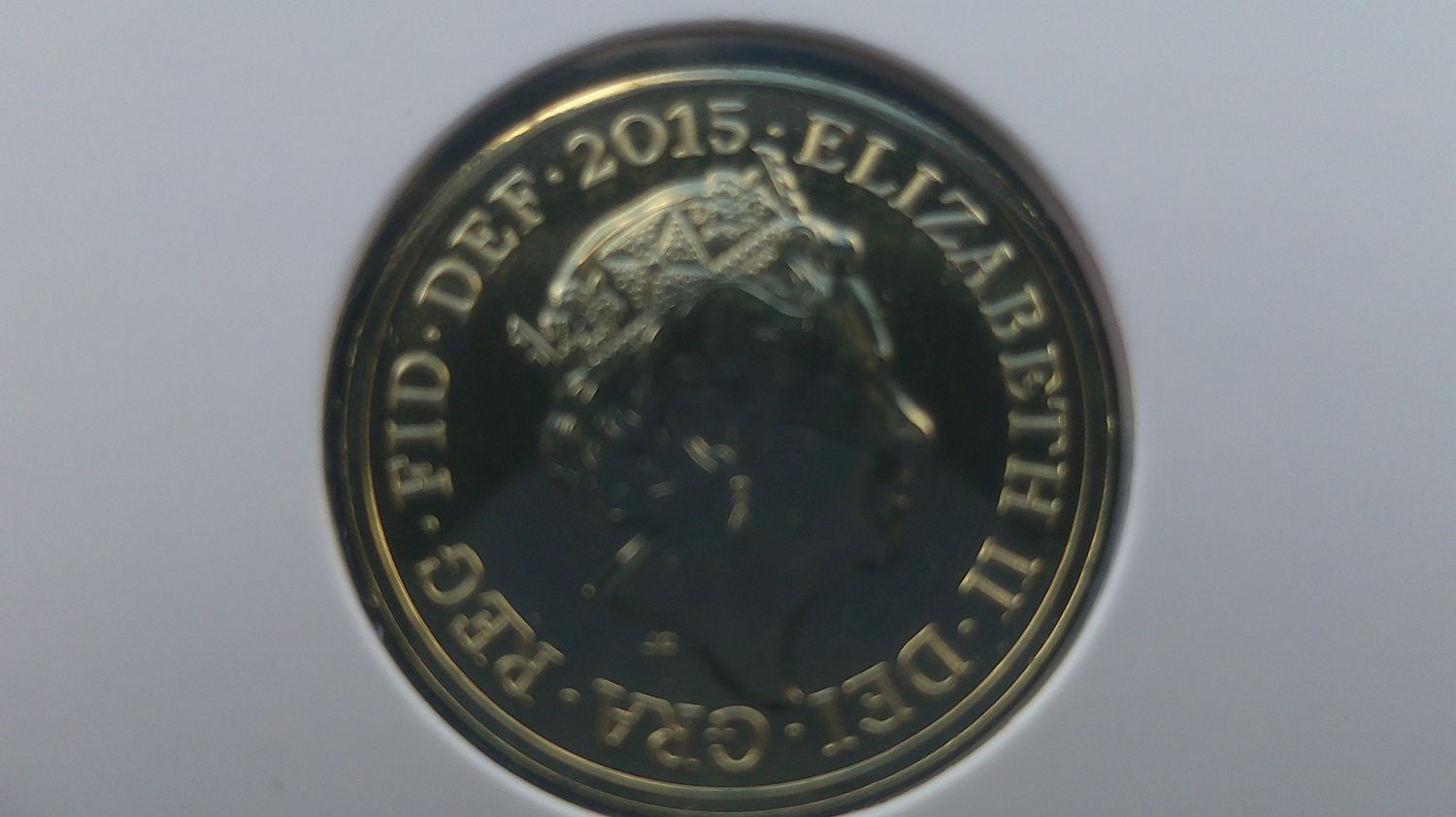 2015 - One Pound  (A Heraldic Celebration)