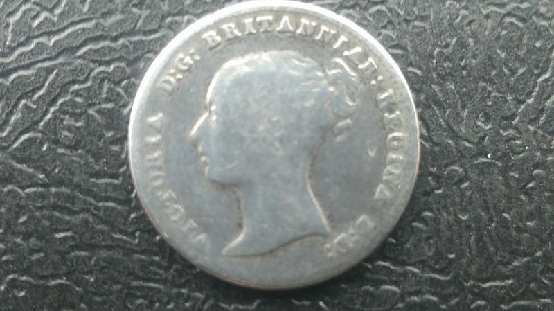 1843 - Fourpence