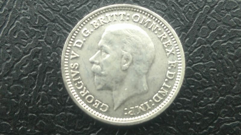 1935 - Silver Threepence
