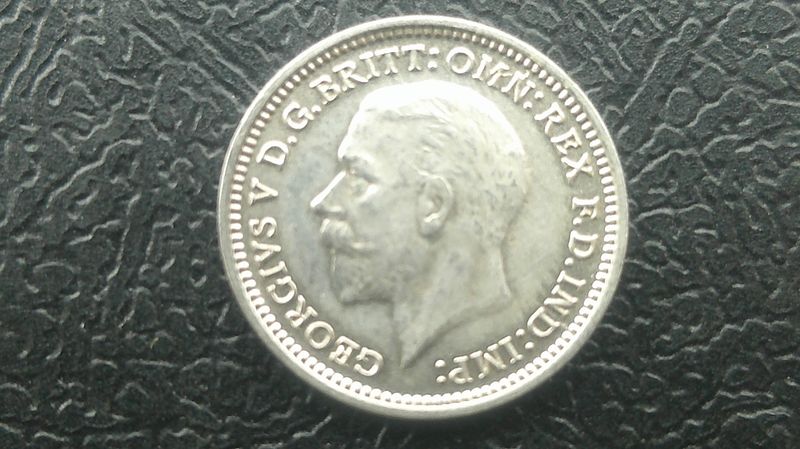 1933 - Silver Threepence
