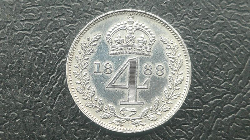 1888 - Maundy Fourpence