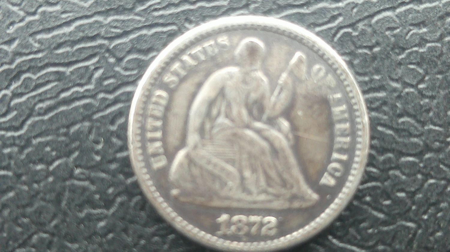United States Half Dime  -  1872