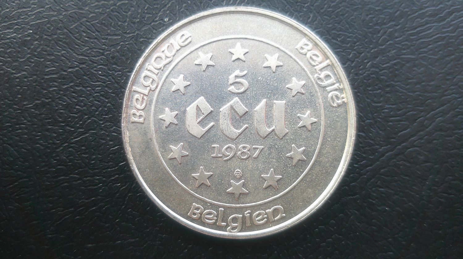 Belgium 5 Ecu - 1987