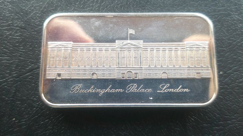 Hallmarked Silver Ingot - 1972 (Royal Wedding Anniversary)