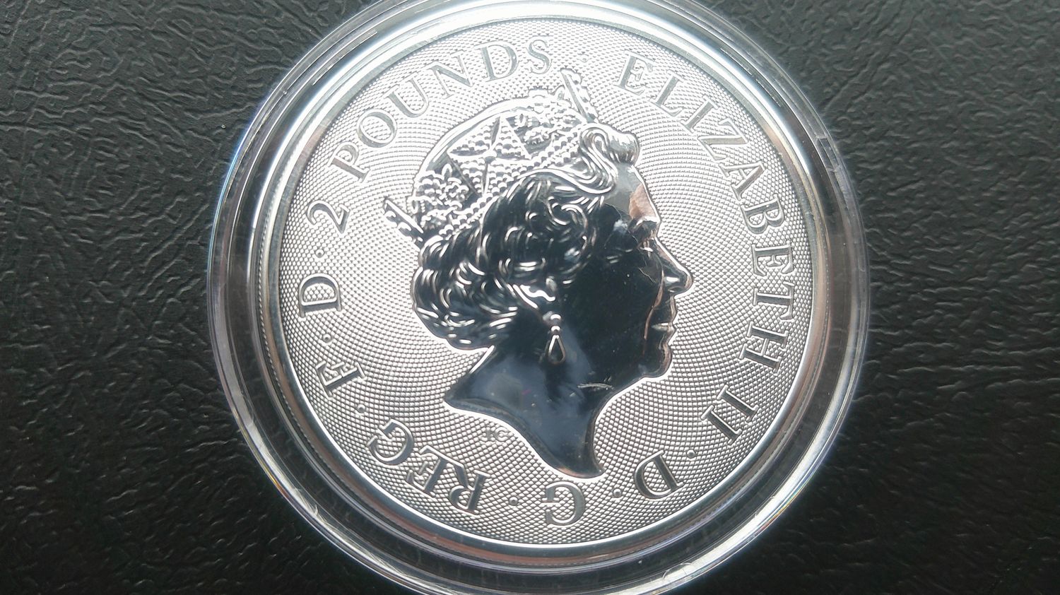 2019 - Two Pounds Fine Silver (St George & the Dragon)